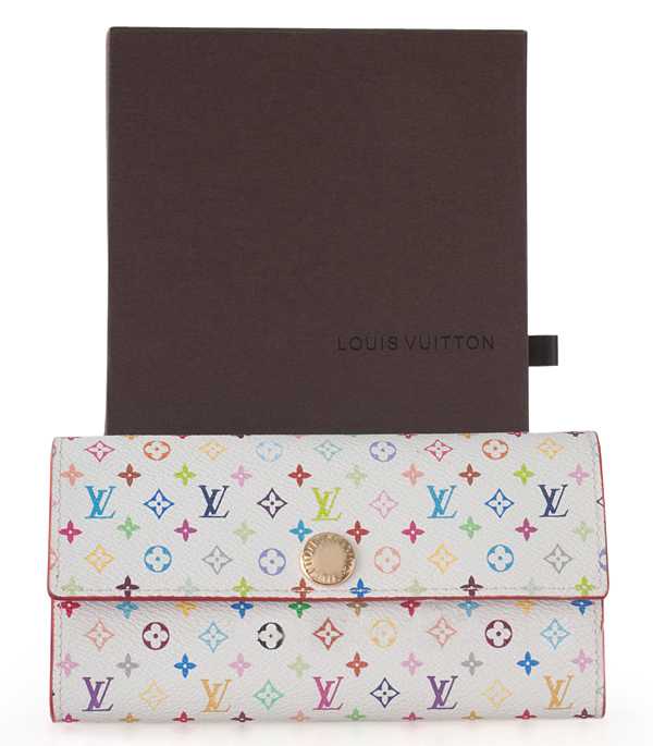 1:1 Copy Louis Vuitton Monogram Multicolore Sarah Wallet M93746 Replica - Click Image to Close